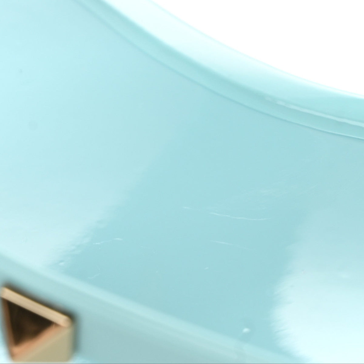 Valentino Garavani PVC Women's Jelly Rockstud Bow Thong Sandals 40 Light Blue