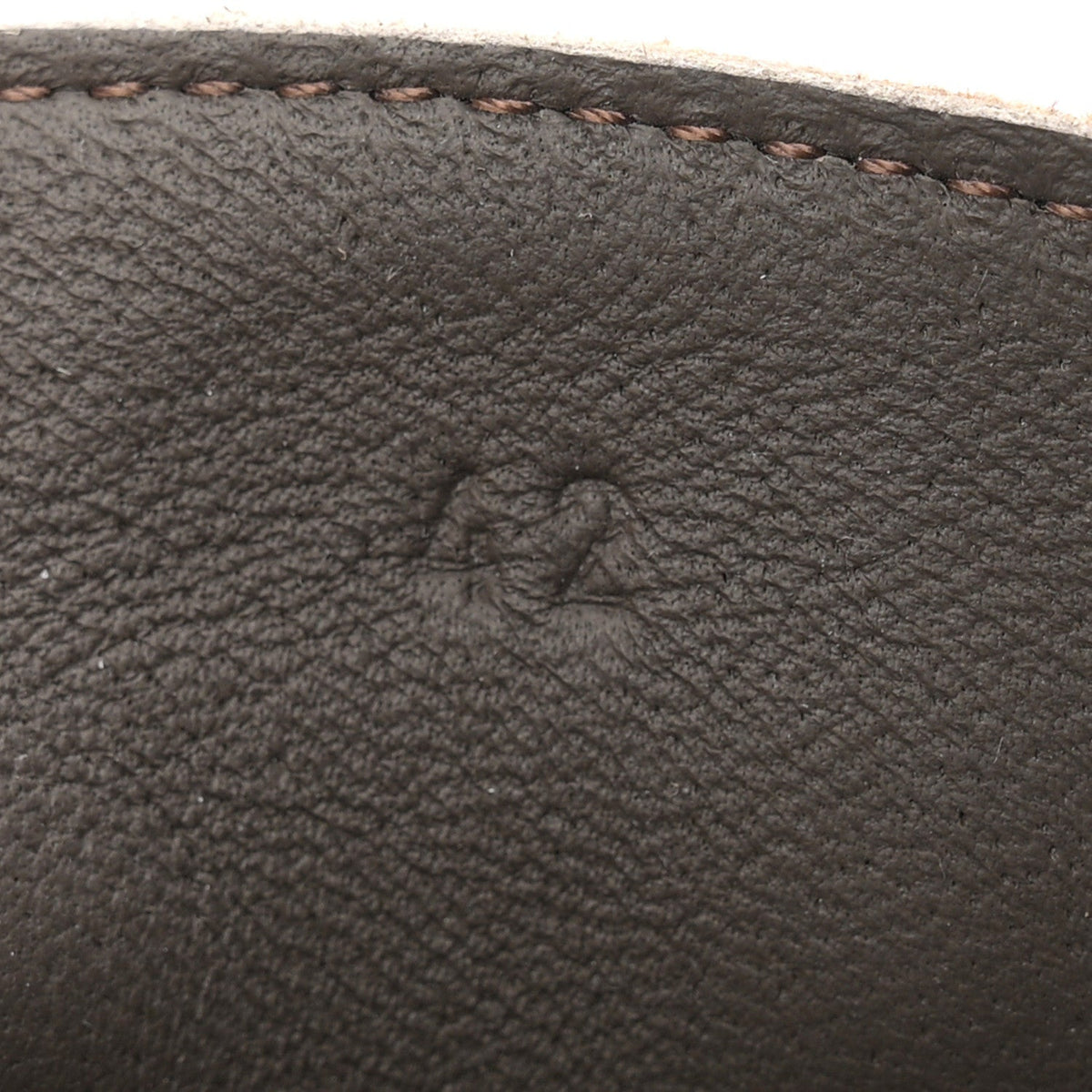 Hermes Suede Calfskin Men's Lazy Loafers 42 Ecorce