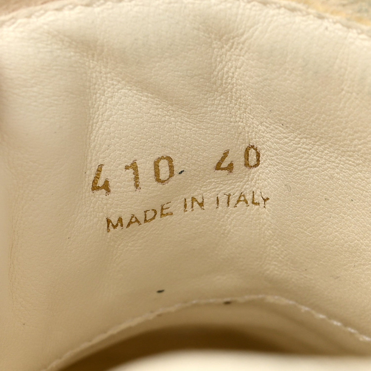 Prada Calfskin Metal Triangle Logo Women's Sneakers 40 Neutral