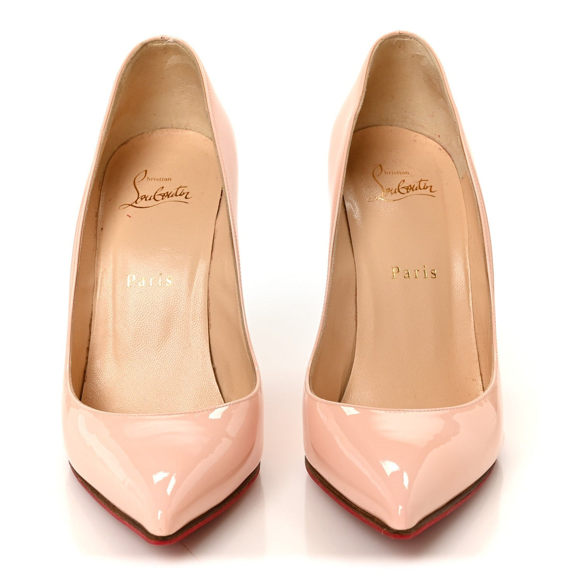 Christian Louboutin Patent Women's Pigalle Follies 100 Pumps 40 Pompadour