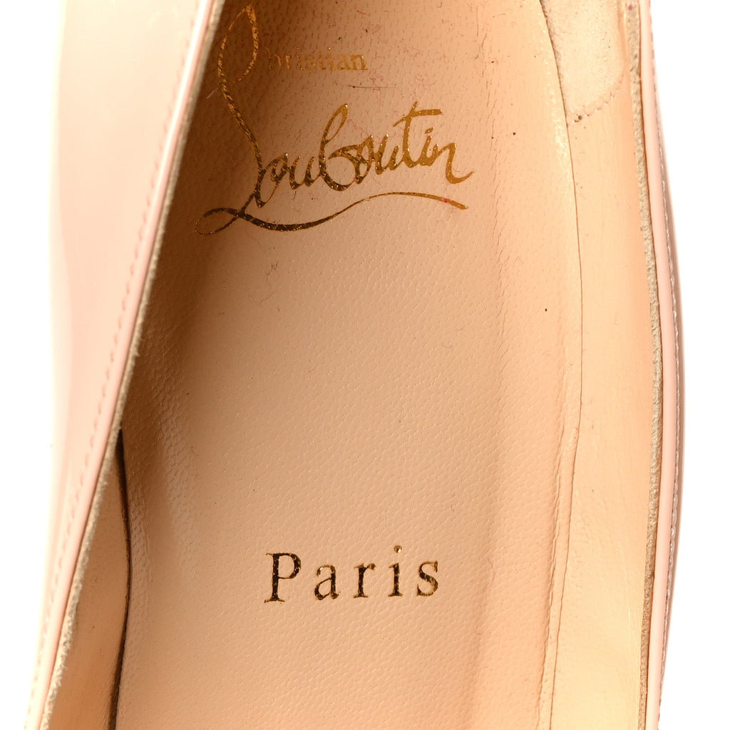 Christian Louboutin Patent Women's Pigalle Follies 100 Pumps 40 Pompadour