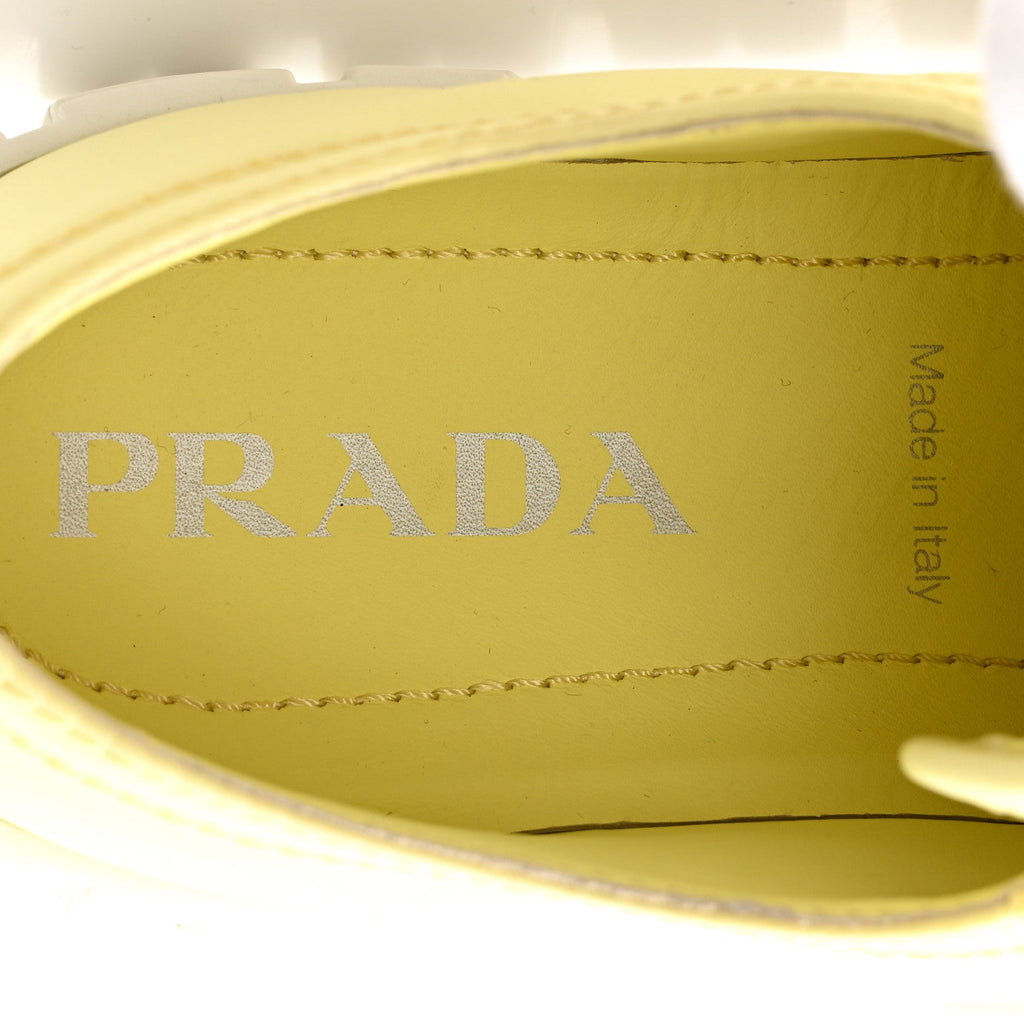 Prada Re-Nylon Women's Logo Double Wheel Sneakers 38 Narciso