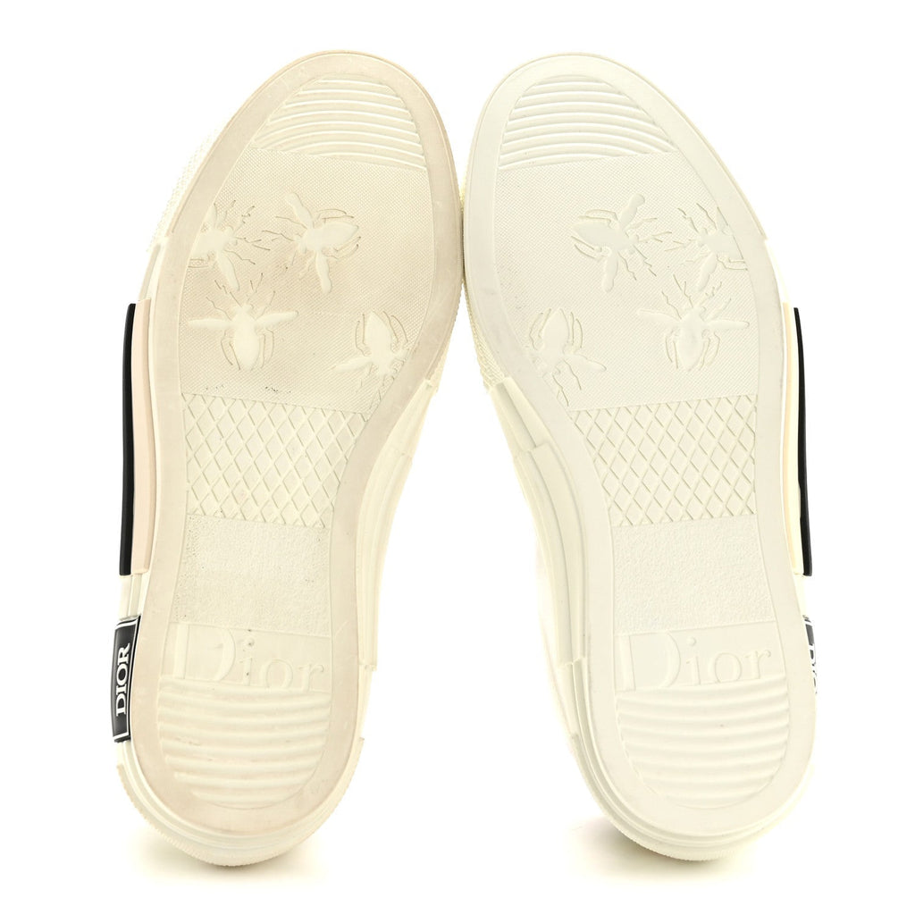 Christian Dior Technical Canvas Women's Floral B23 Low Top Sneakers 36 White Multicolor