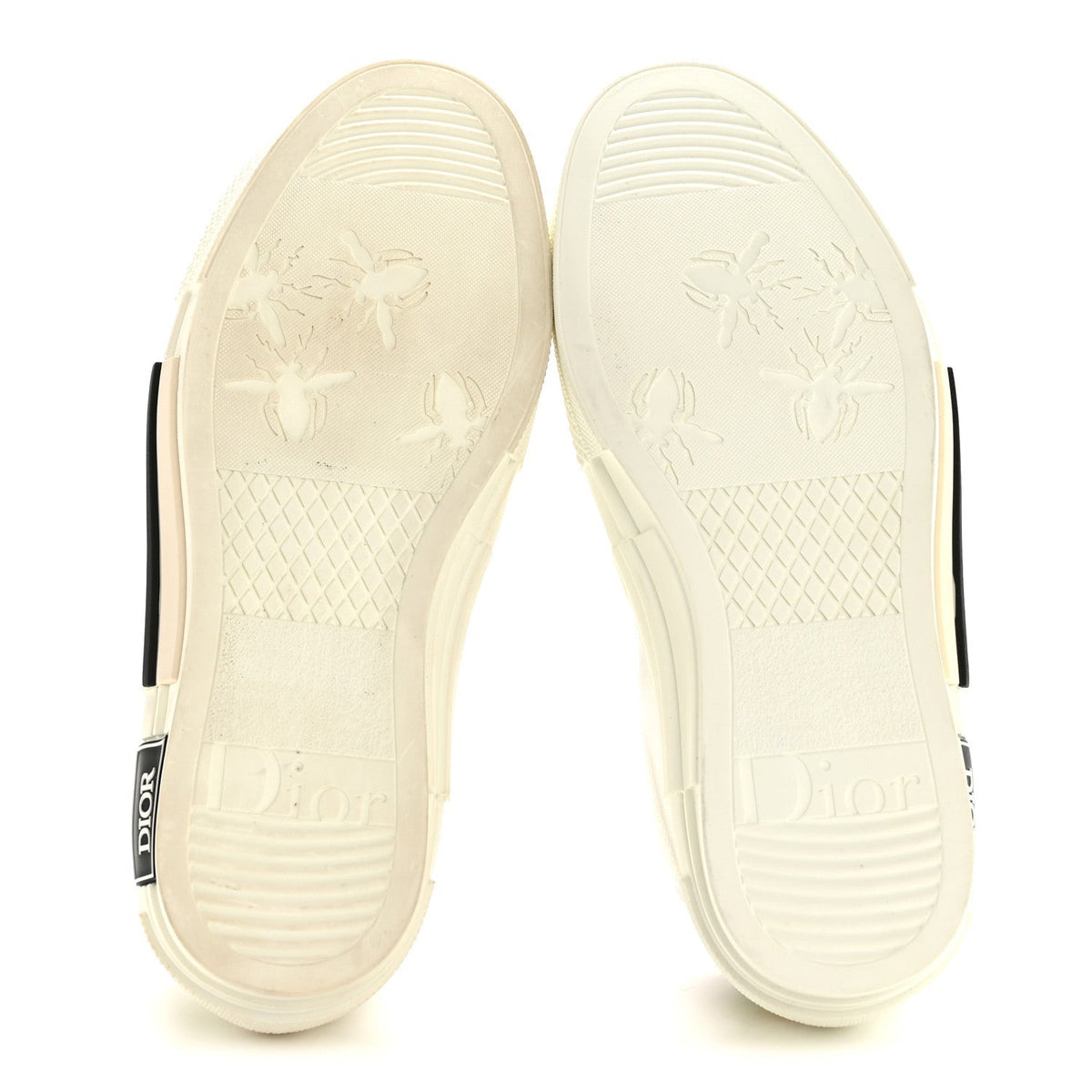 Christian Dior Technical Canvas Women's Floral B23 Low Top Sneakers 36 White Multicolor