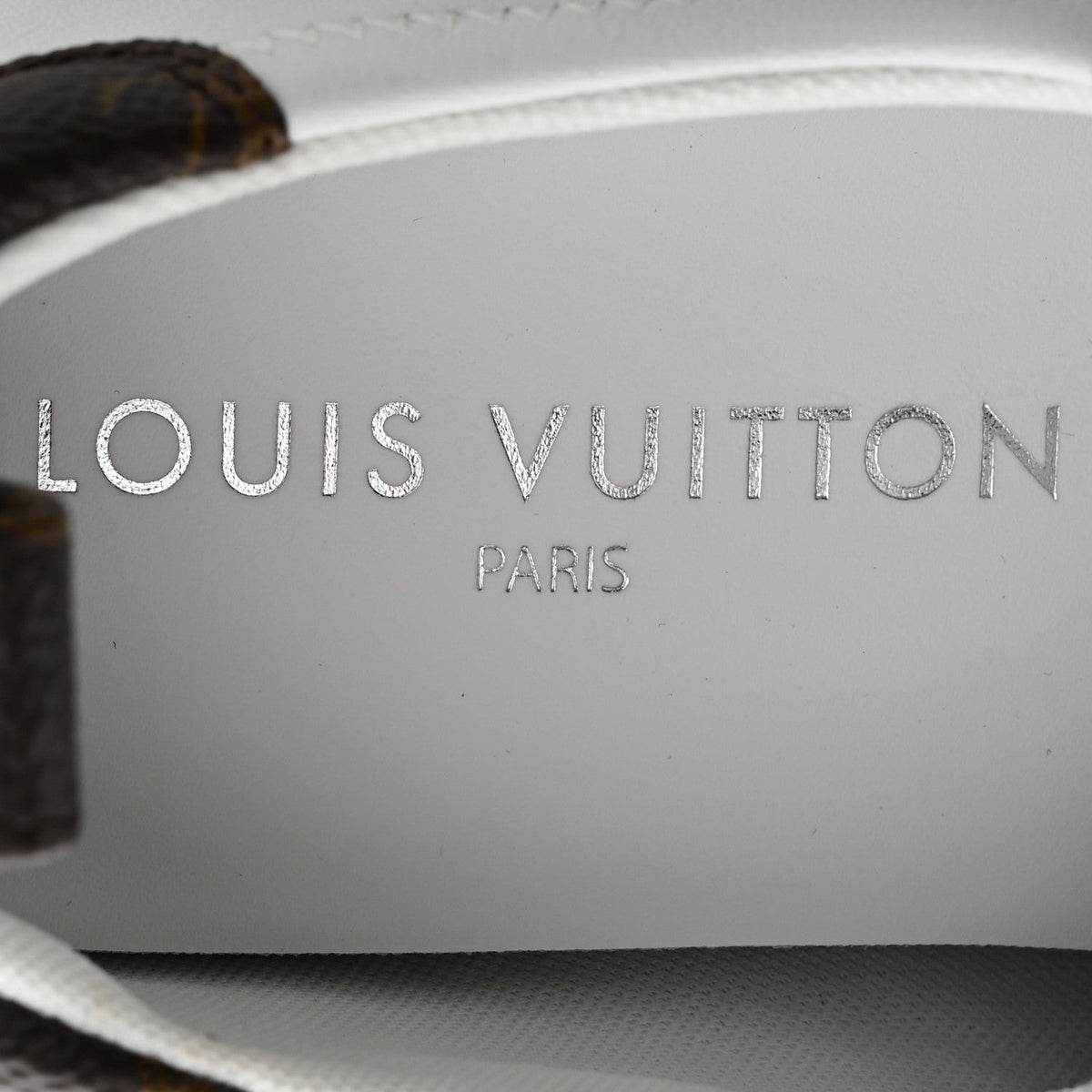 Louis Vuitton Monogram Calfskin Women's LV Sneakerina 38 White