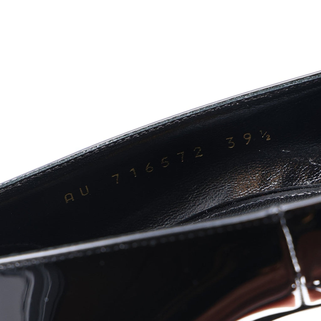 Saint Laurent Vernice Grupy Silvana 110mm Women's Pumps Black and Oro Antico