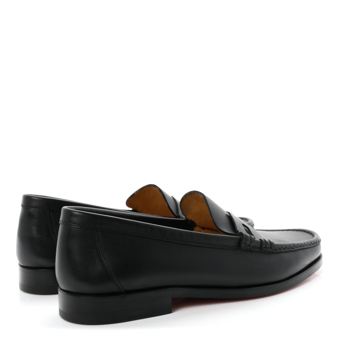 Hermes Calfskin Men's Kennedy Loafers 40.5 Black