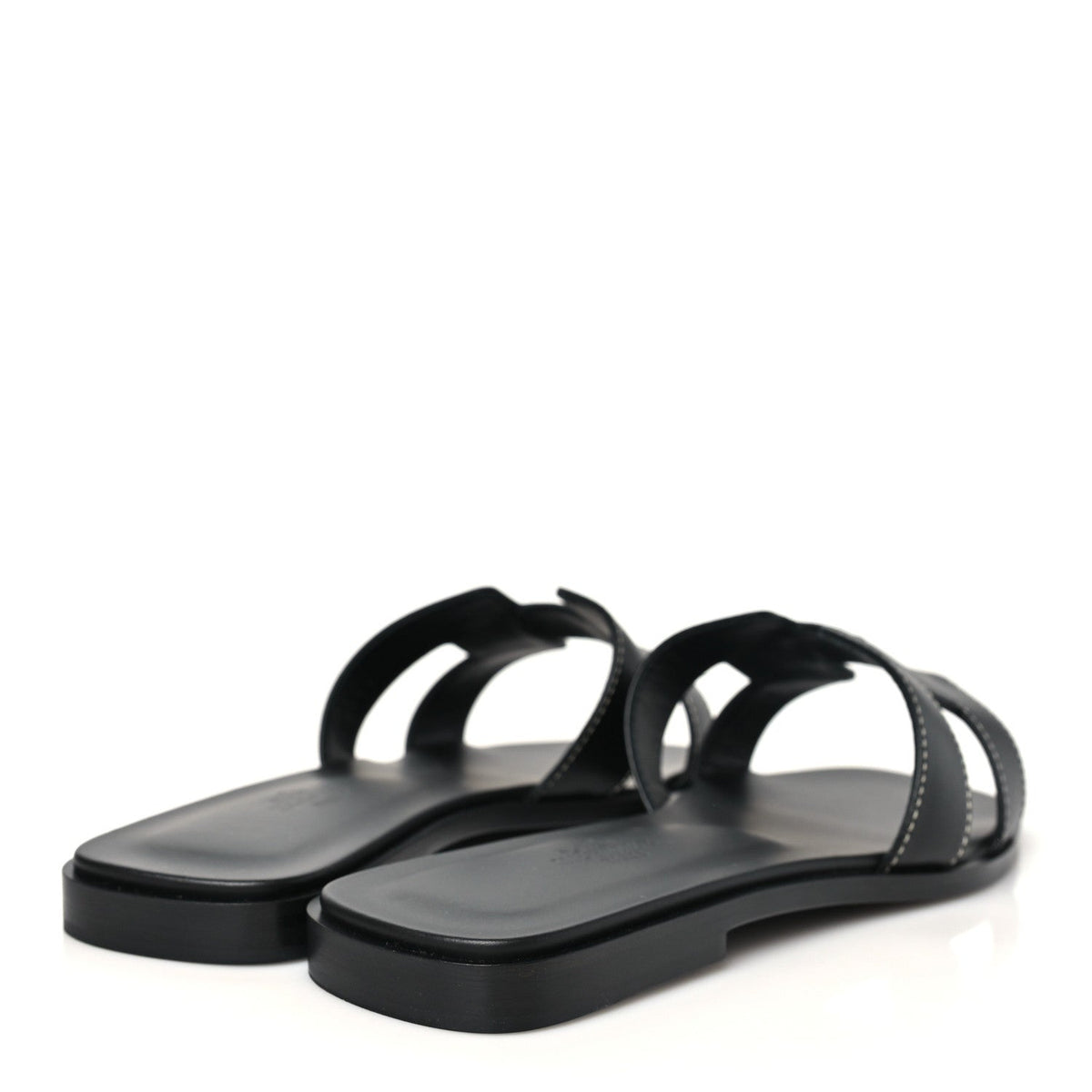 Hermes Box Calfskin Oran Women's Shoes
