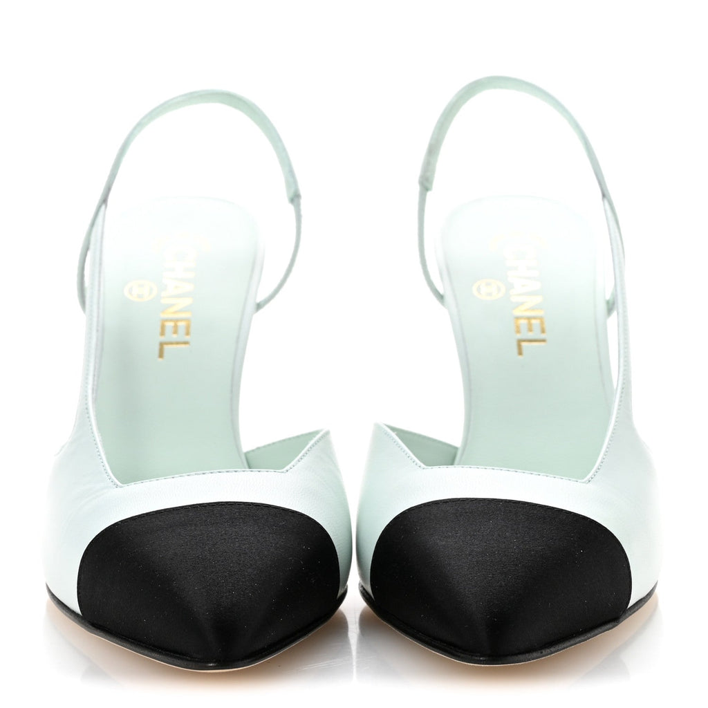 Chanel Cap Toe Slingback Women's Shoes