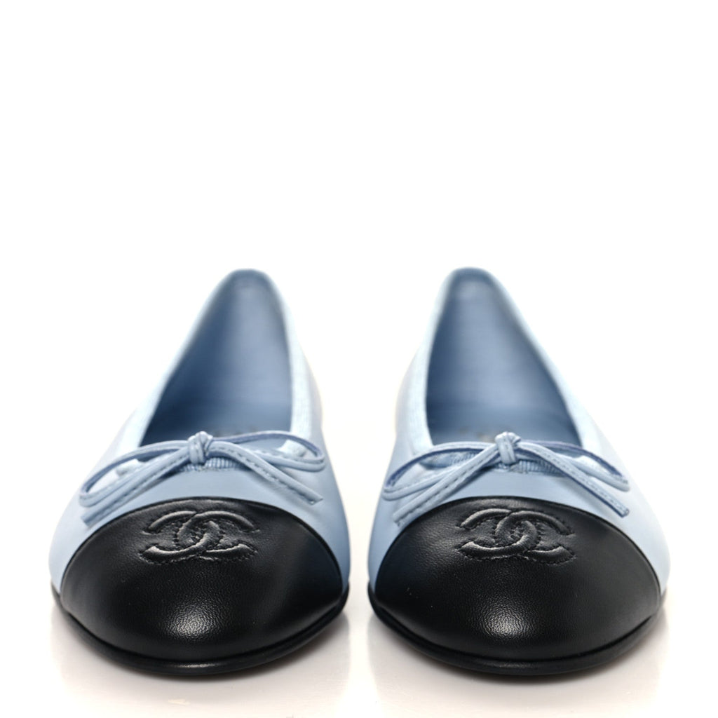 Chanel Cap Toe CC Ballerina Women's Shoes