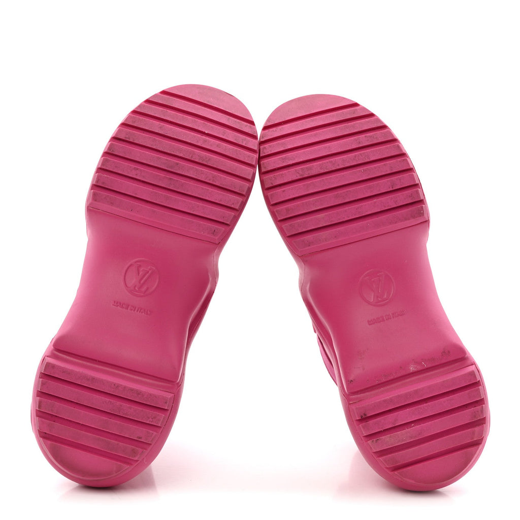 Louis Vuitton Calfskin Technical Nylon Women's LV Archlight Sneakers 37 Rose Pop