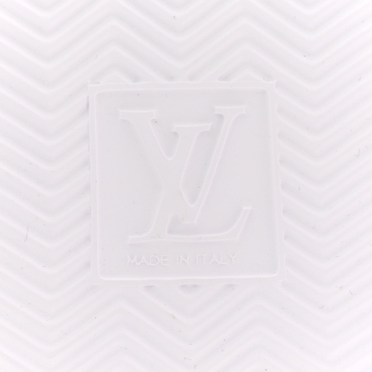 Louis Vuitton Damier Calfskin Men's Beverly Hills Sneakers 8 White Rouge