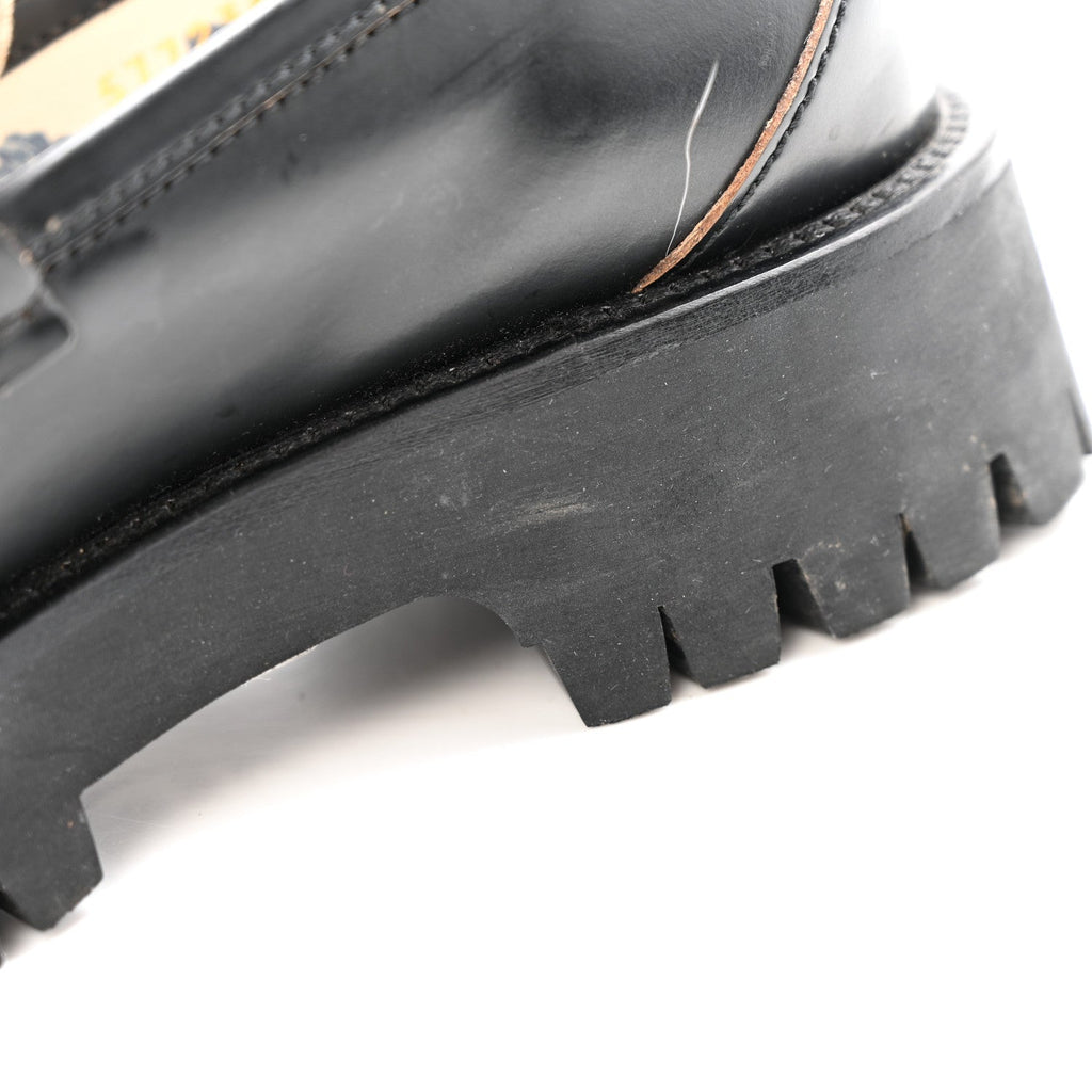 Gucci Cordovan Lux Women's Harald Horsebit Platform Loafers 37.5 Black