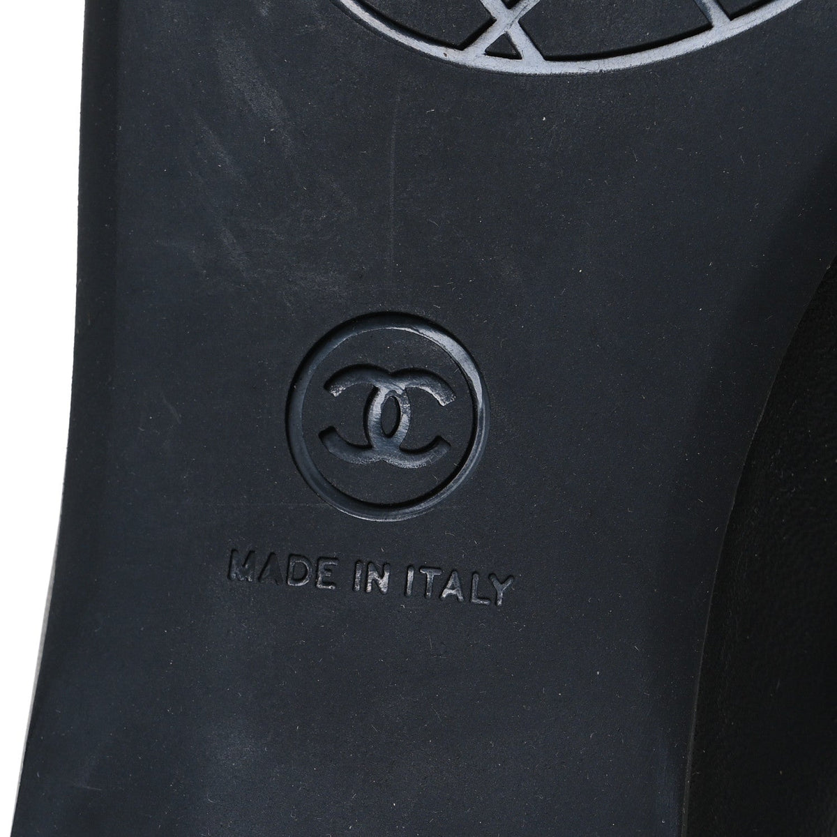 Chanel Lambskin Women's Cap Toe CC Uniform Ballerina Flats 36.5 Black