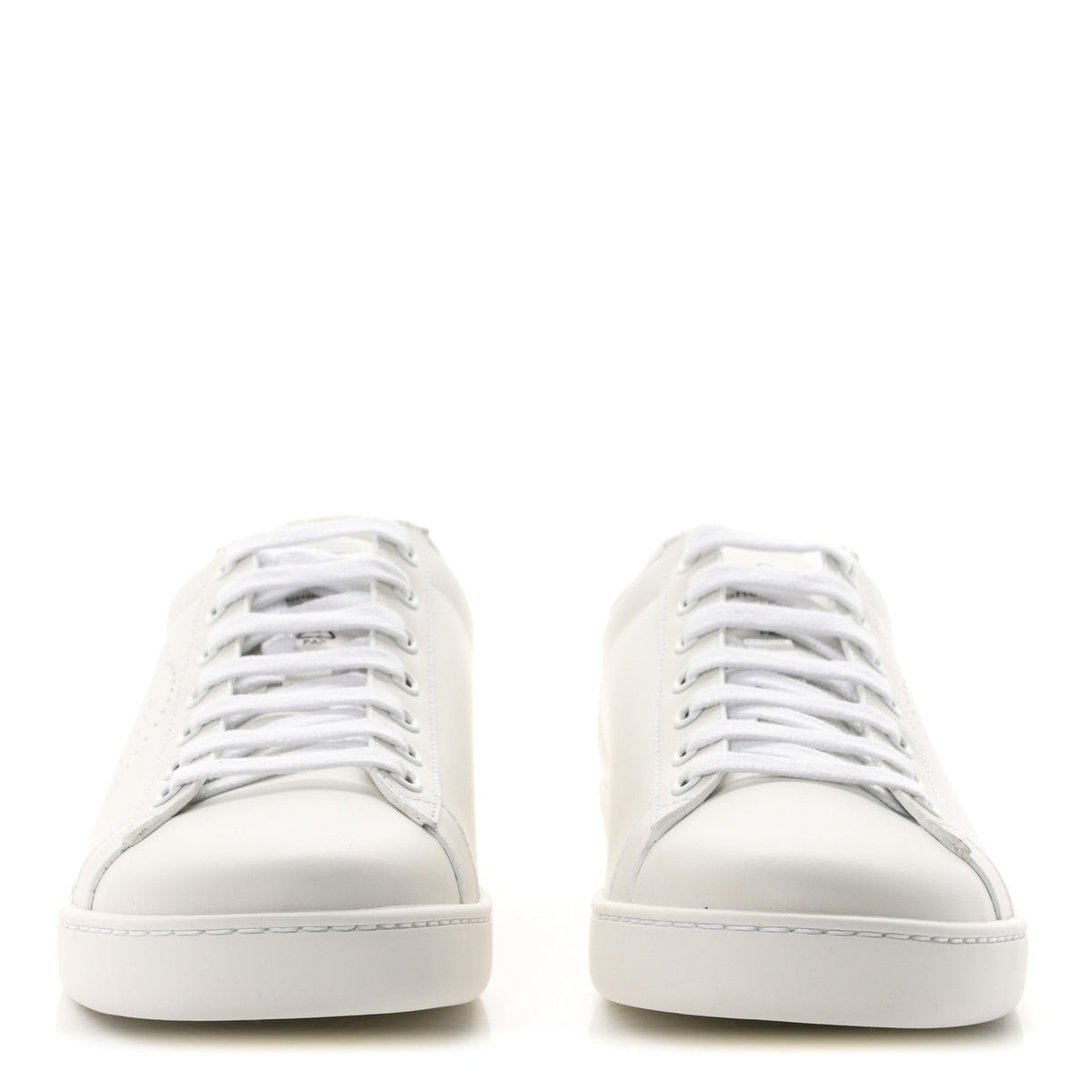 Gucci Calfskin Women's Interlocking G Ace Sneakers 38.5 White Grey Sky