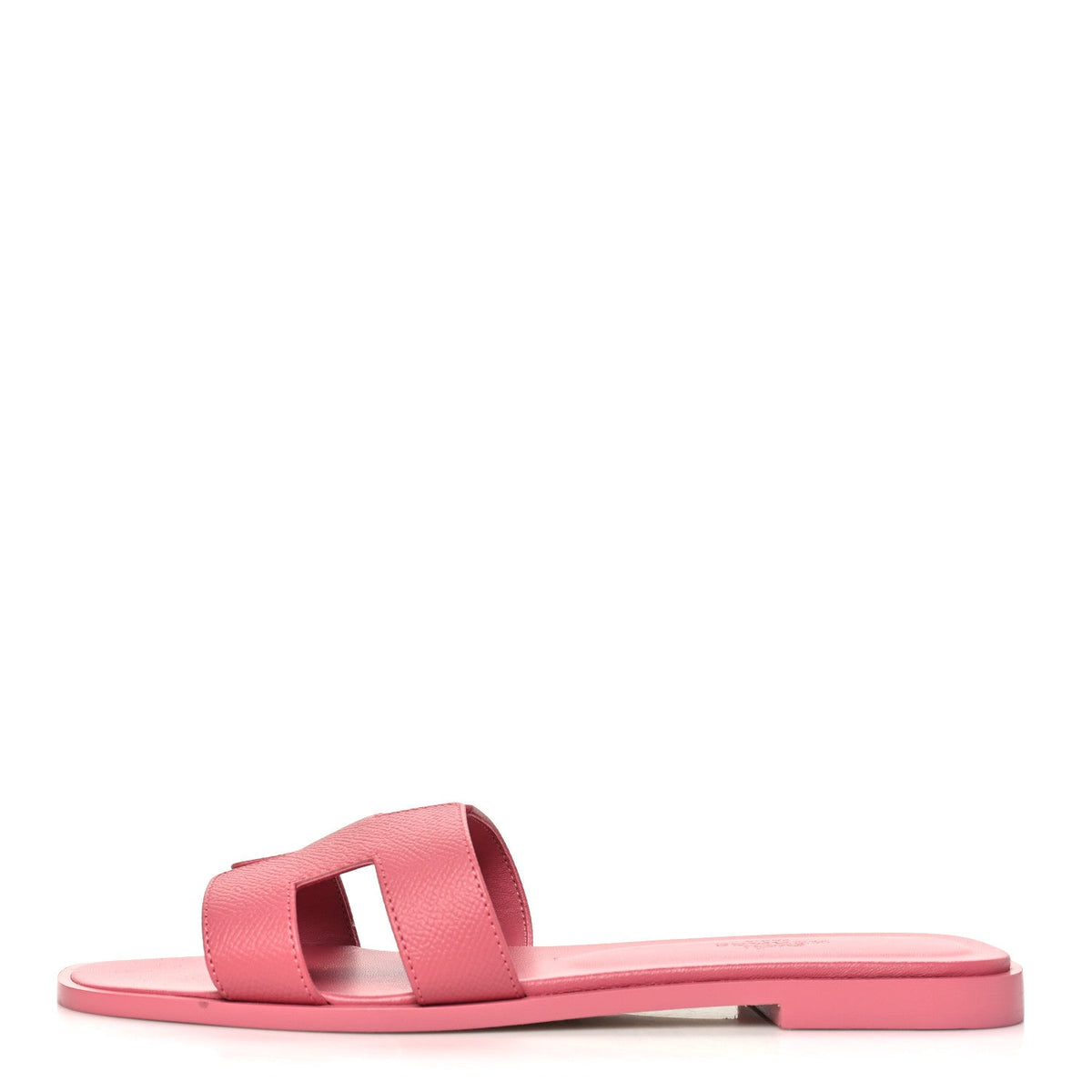 Hermes Epsom Oran Women's Sandals Rose De Venise