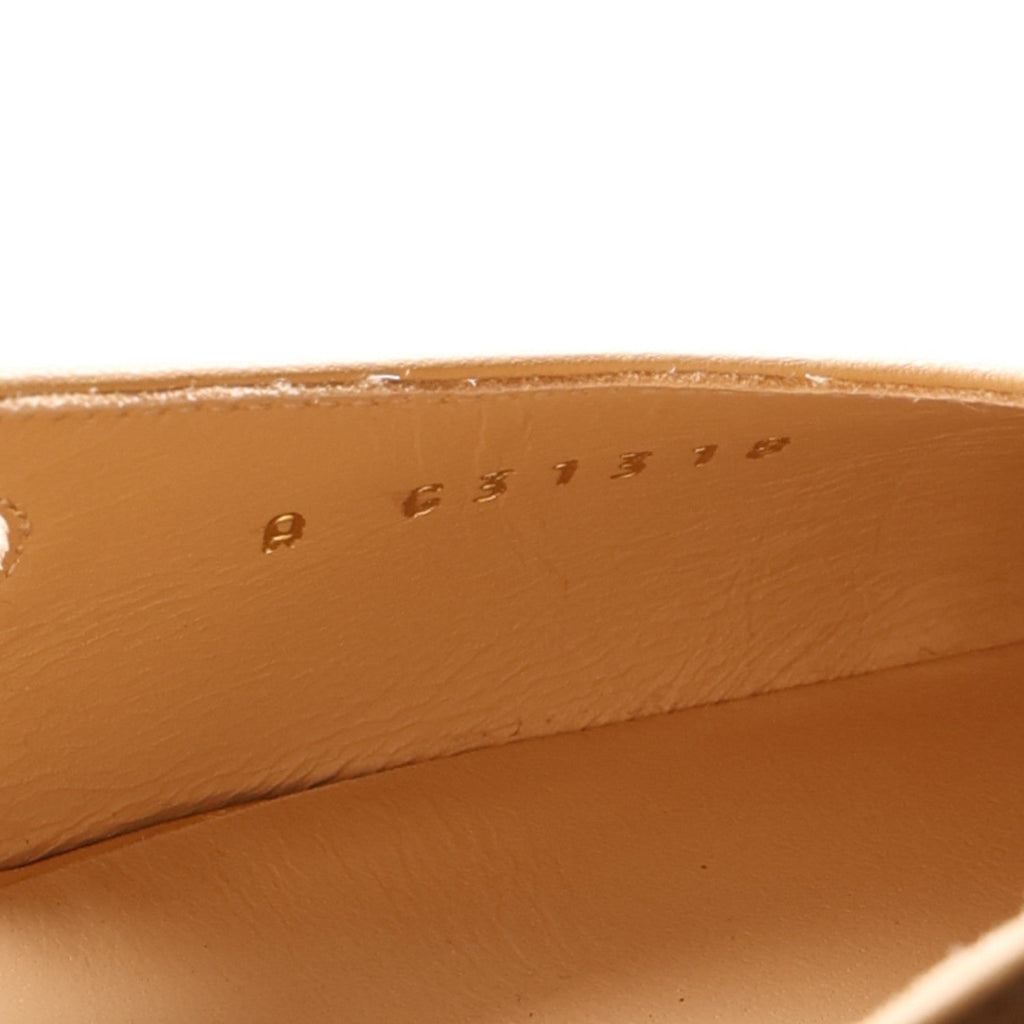 Chanel Goatskin Grosgrain Cap Toe CC Slingback Women's Pumps