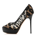Jimmy Choo Lace Patent Women's Pumps 36.5 Black