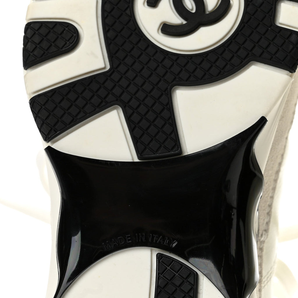 Chanel Calfskin Suede CC Women's Sneakers