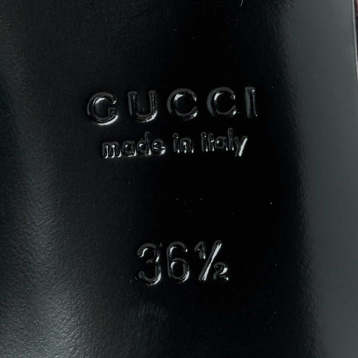 Gucci Patent Women's Signoria Slingback Ballet Flats 36.5 Rosso Ancora