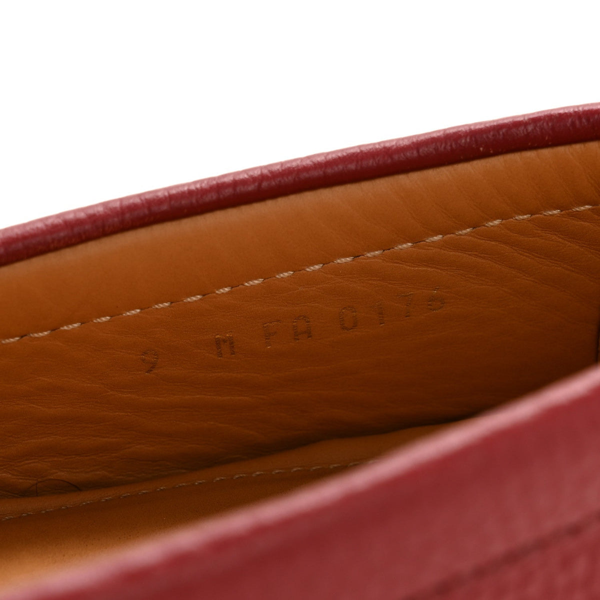 Louis Vuitton Calfskin Men's Monte Carlo Moccasin Loafers 9 Red