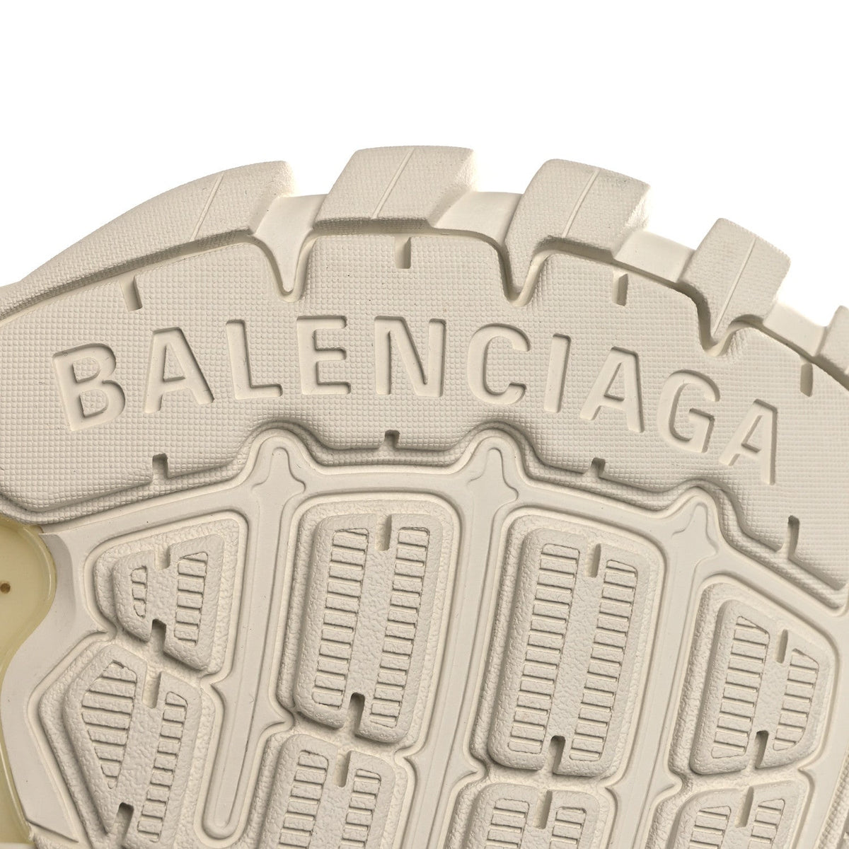 Balenciaga Mesh Nylon Faux Fur Women's Track Hike Sneakers White