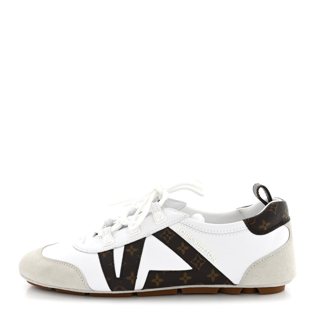 Louis Vuitton Monogram Calfskin Women's LV Sneakerina 38 White