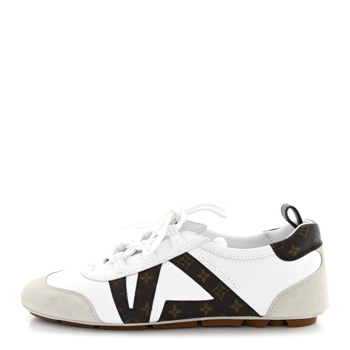 Louis Vuitton Monogram Calfskin Women's LV Sneakerina 38 White