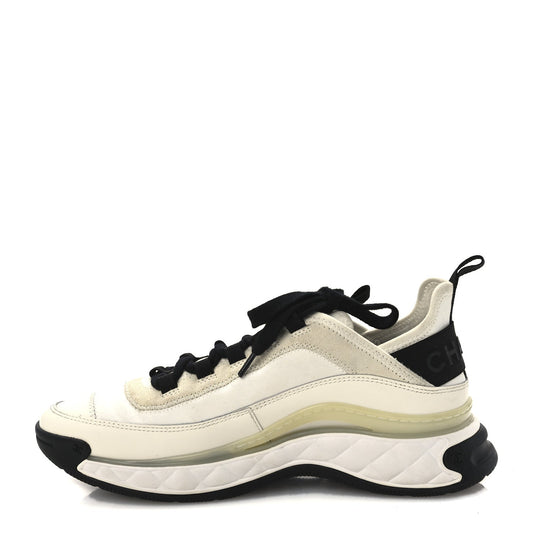 Chanel Velvet Calfskin Mixed Fibers CC Women's Sneakers