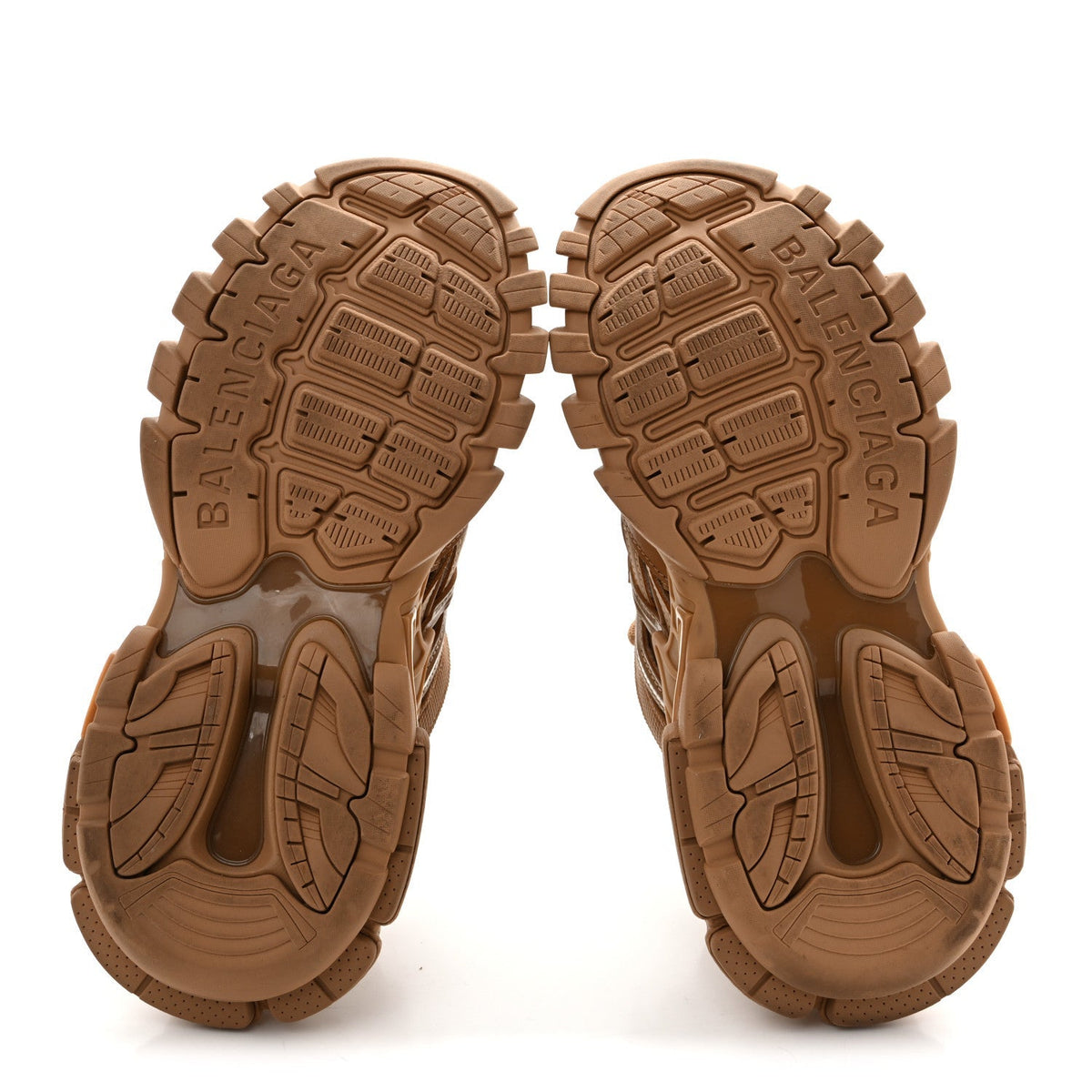 Balenciaga Rubber Mesh Women's Track.2 Open Sneakers 40 Light Brown