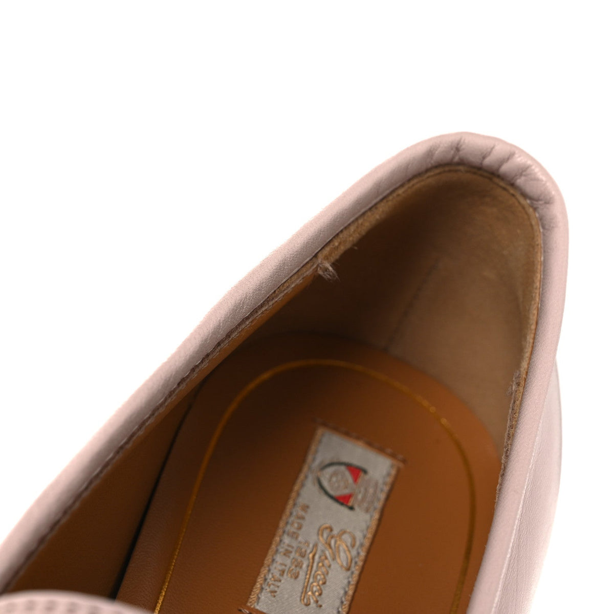 Gucci Malaga Kid Women's Crystal Horsebit Jordaan Loafers 37 Pink Hibiscus