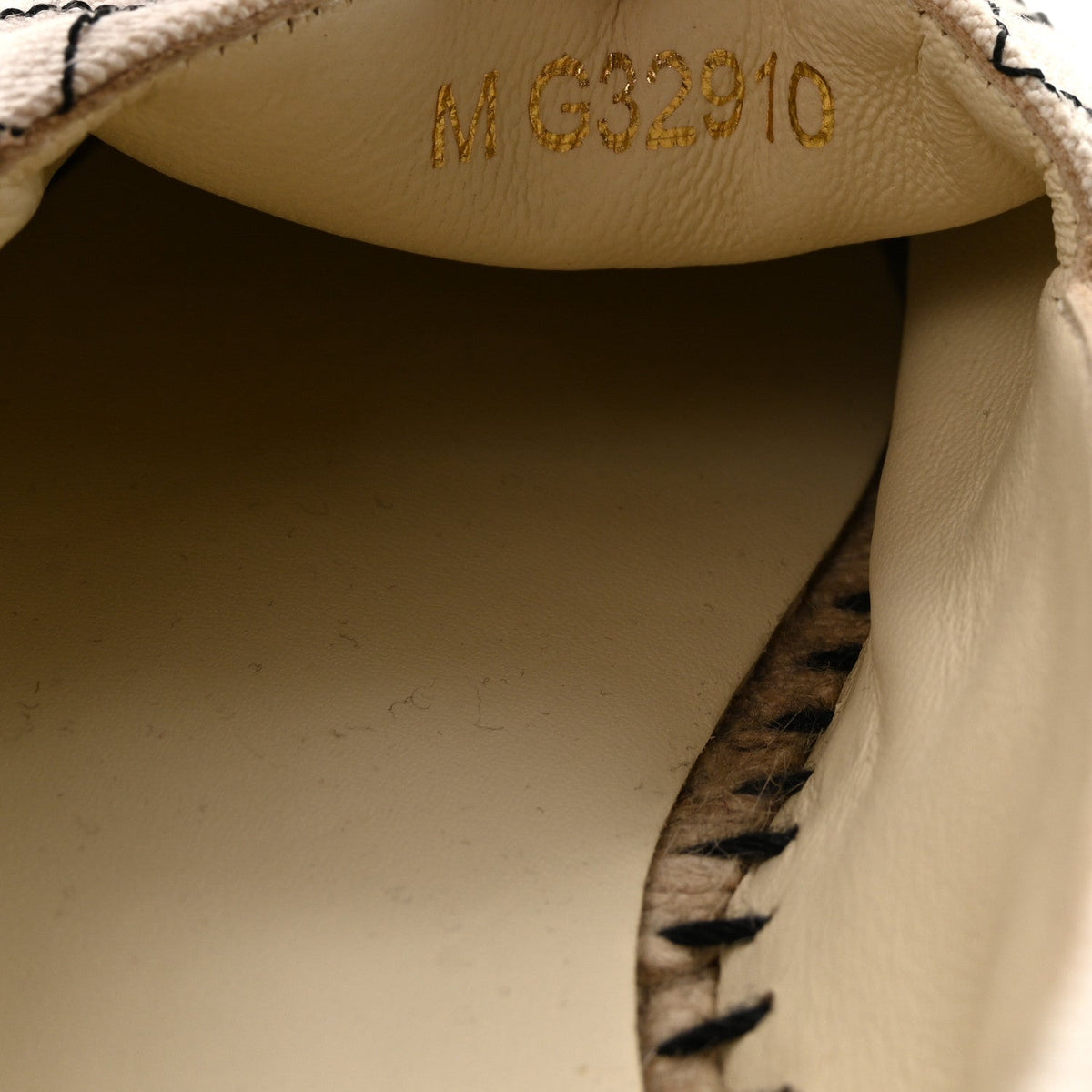 Chanel Fabric Women's Biarritz CC Espadrilles 36 Beige Black