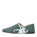 Loewe Shiny Calfskin Women's x Suna Fujita Octopus Loafers 36 Vetiver