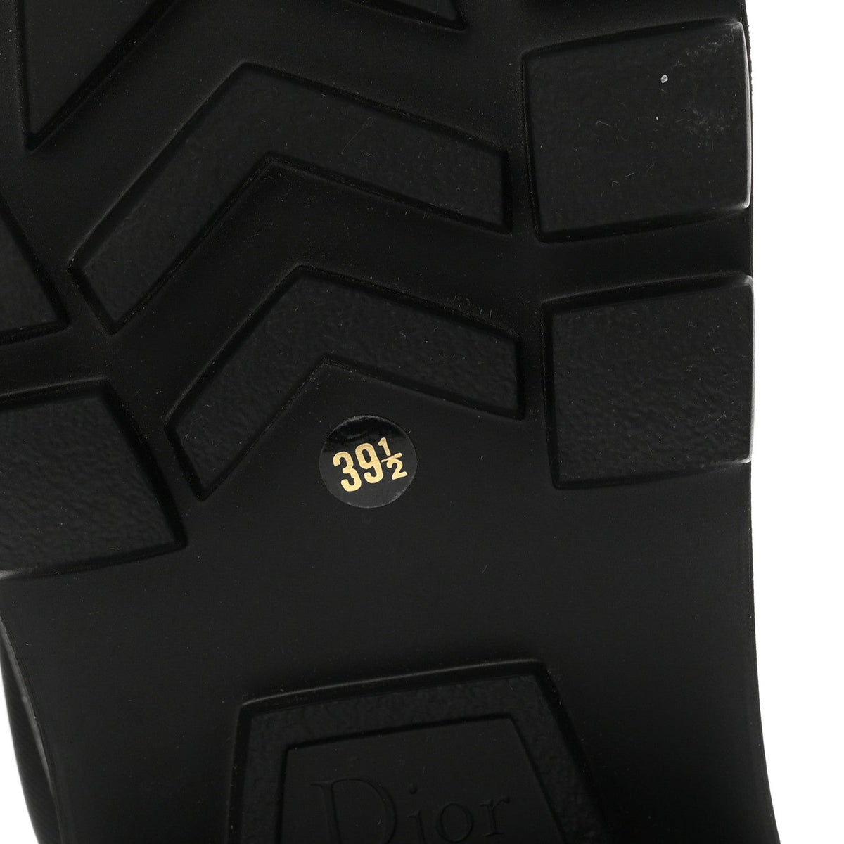 Christian Dior Calfskin Technical Fabric Women's D-Rise 35mm Boots 39.5 Black