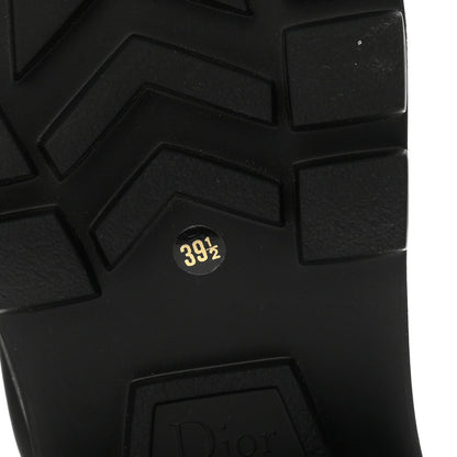 Christian Dior Calfskin Technical Fabric Women's D-Rise 35mm Boots 39.5 Black