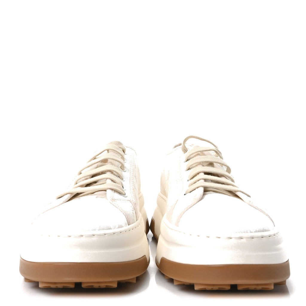 Gucci Monogram Canvas Men's 1977 Tennis 52mm Sneakers 11 Great White Mystic White