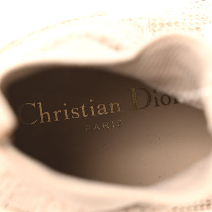 Christian Dior Technical Cannage Women's Walk'n Dior High Top Sneakers 38.5 Nude