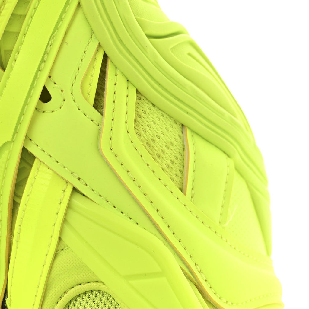 Balenciaga Mesh Rubber Women's Tyrex Sneakers 41 Fluo Yellow