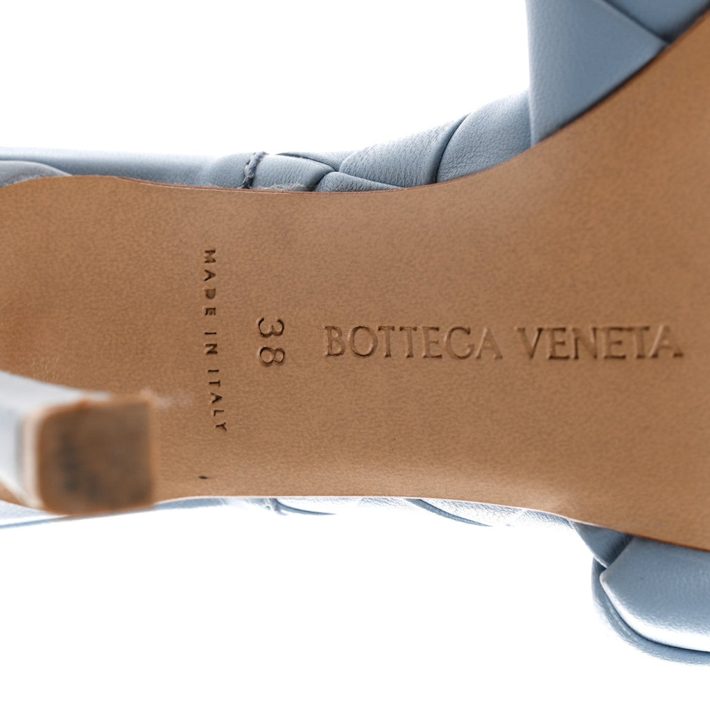 Bottega Veneta Nappa Maxi Intrecciato Lido 11.4cm Women's Sandals Ice