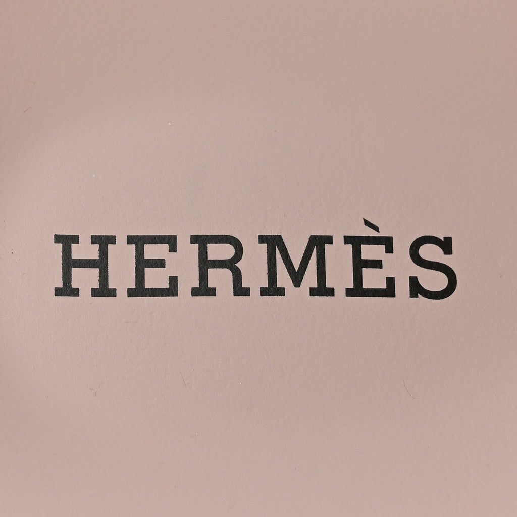 Hermes Suede Goatskin Women's Chypre Sandals 39 Rose Porcelaine