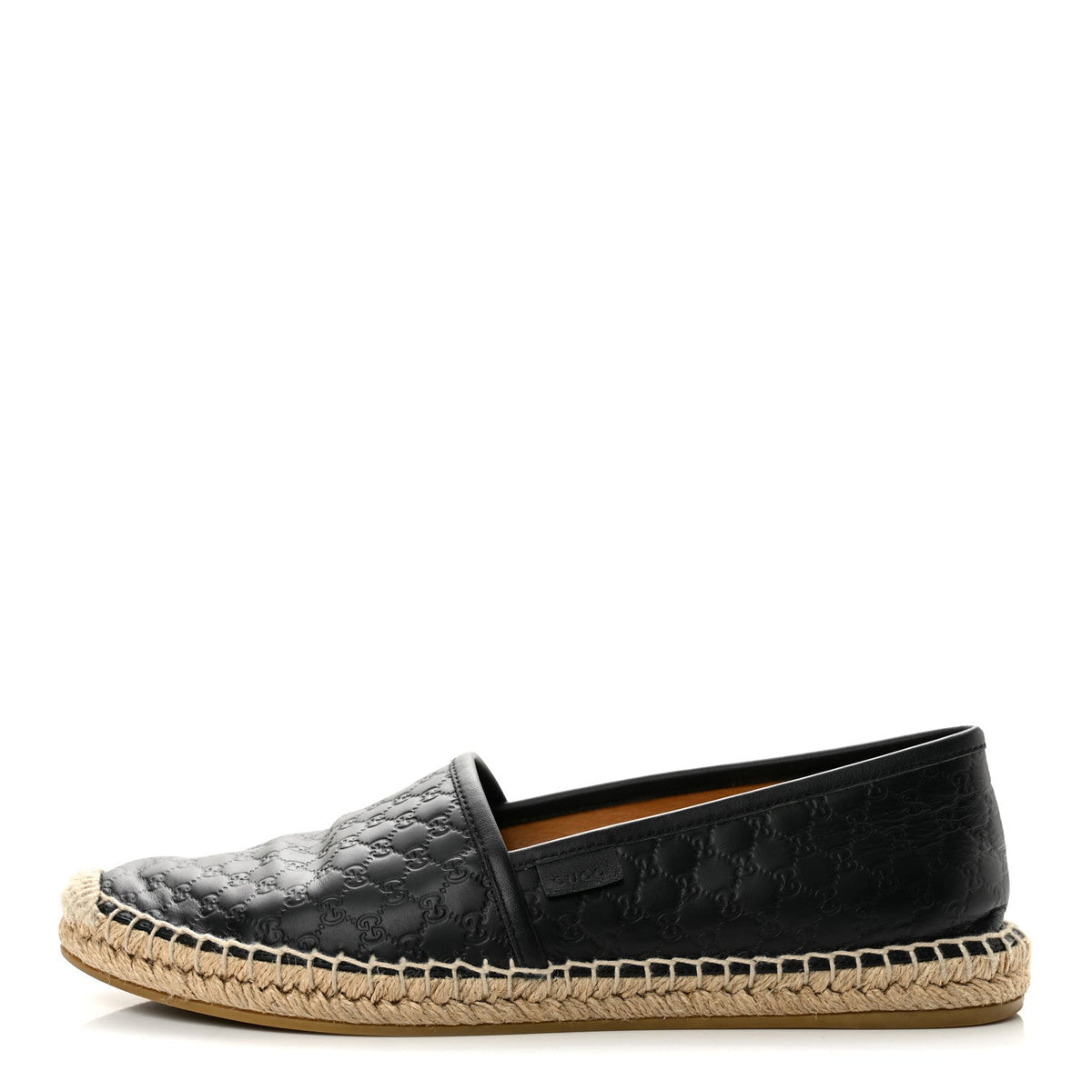 Gucci Microguccissima Signature Women's Espadrilles 38 Black