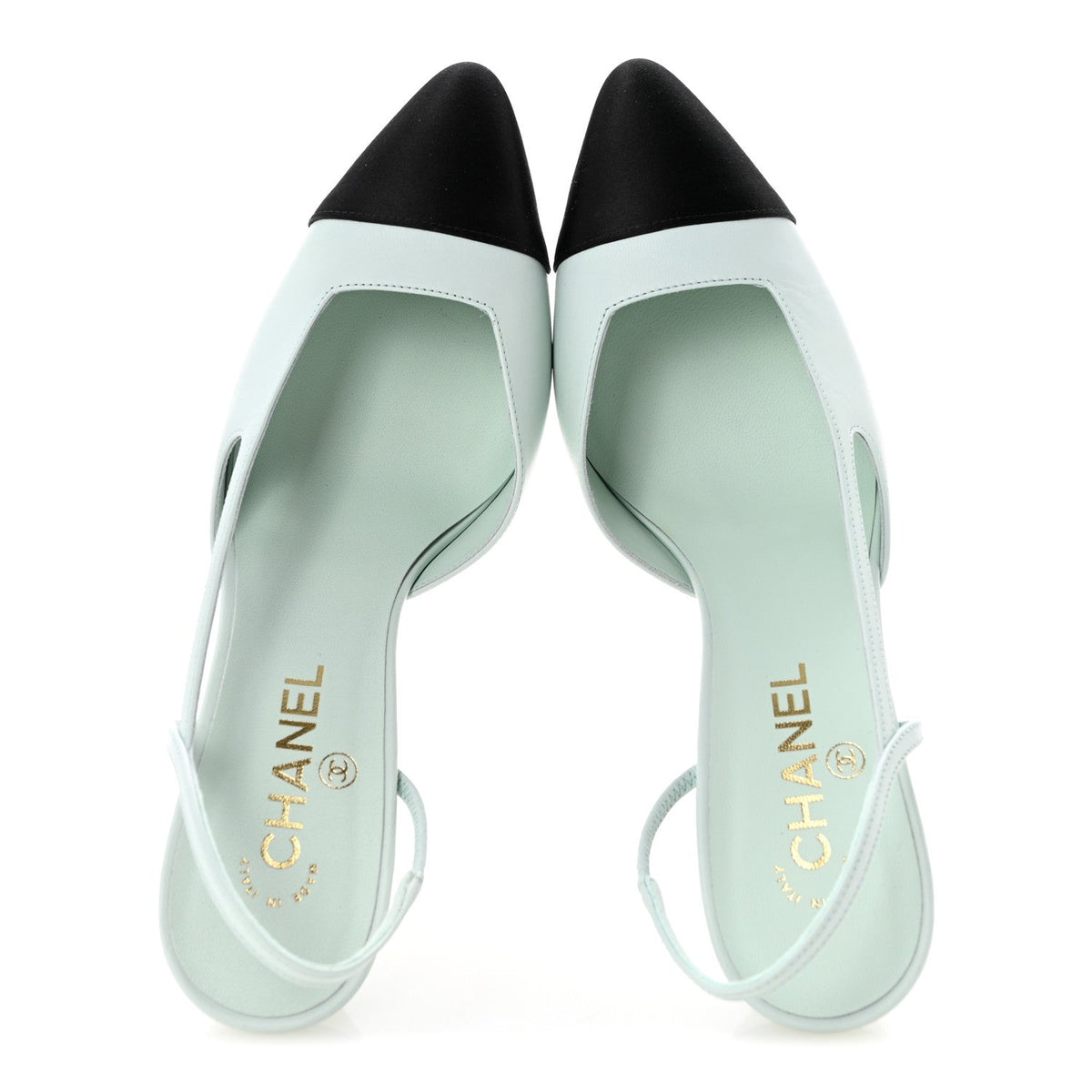 Chanel Cap Toe Slingback Women's Shoes