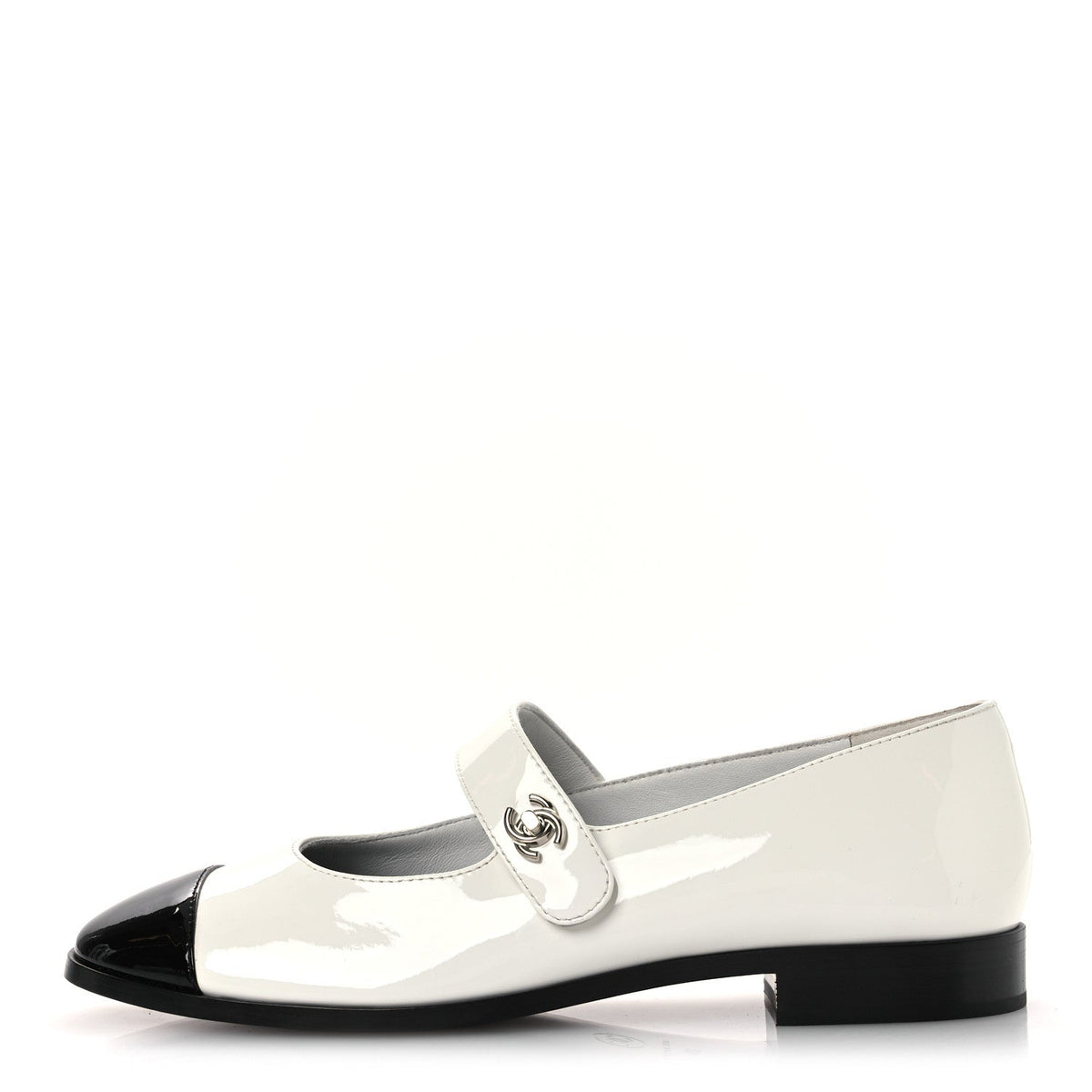 Chanel Patent Calfskin Mary Janes Women's Shoes