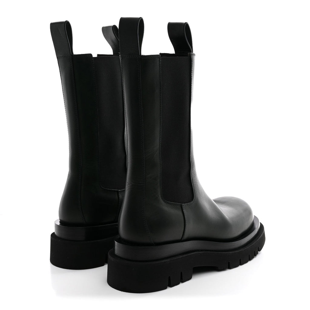 Bottega Veneta Calfskin Women's The Lug Chelsea 55mm Boots 36 Bottle Green