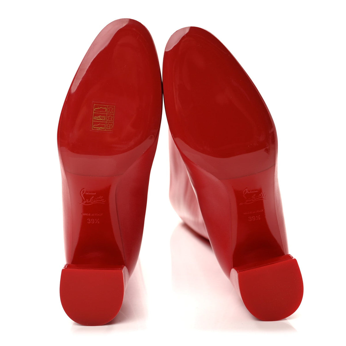 Christian Louboutin Leather Women's Sugar Janitta 55 Boots 39.5 Loubi