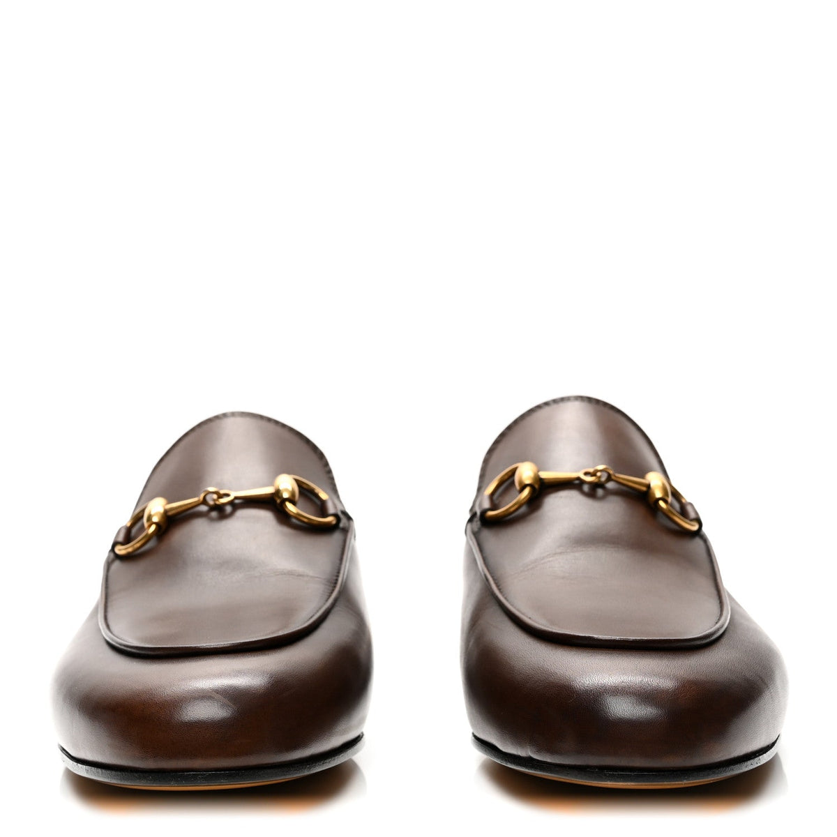 Gucci Calfskin Women's Princetown Slippers 35 Fondente Brown
