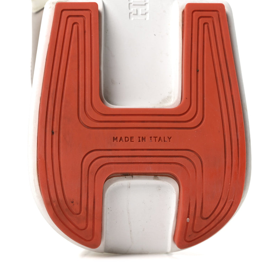Hermes Calfskin Women's Giga Sneakers 37 Multicolor White