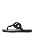 Hermès Rubber Women's Egerie Sandals 36 Black