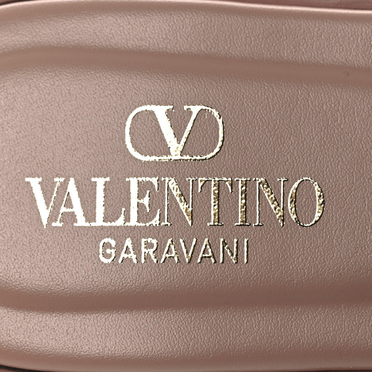 Valentino Garavani Calfskin Women's VLogo Cut Out Flat Slide Sandals 36.5 Rose