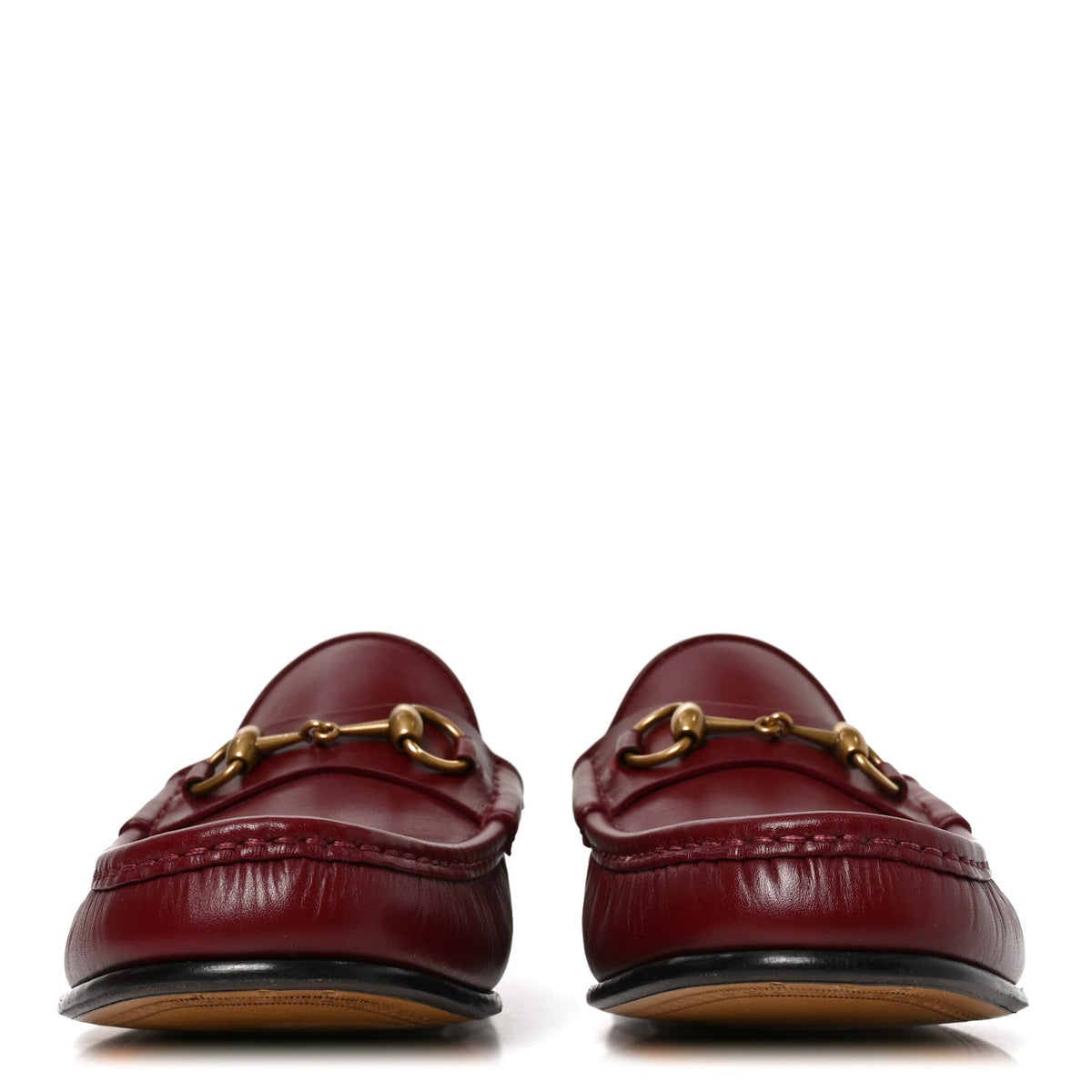 Gucci Betis Glamour Calfskin Men's 1953 Horsebit Loafers 9.5 Rosso Ancora